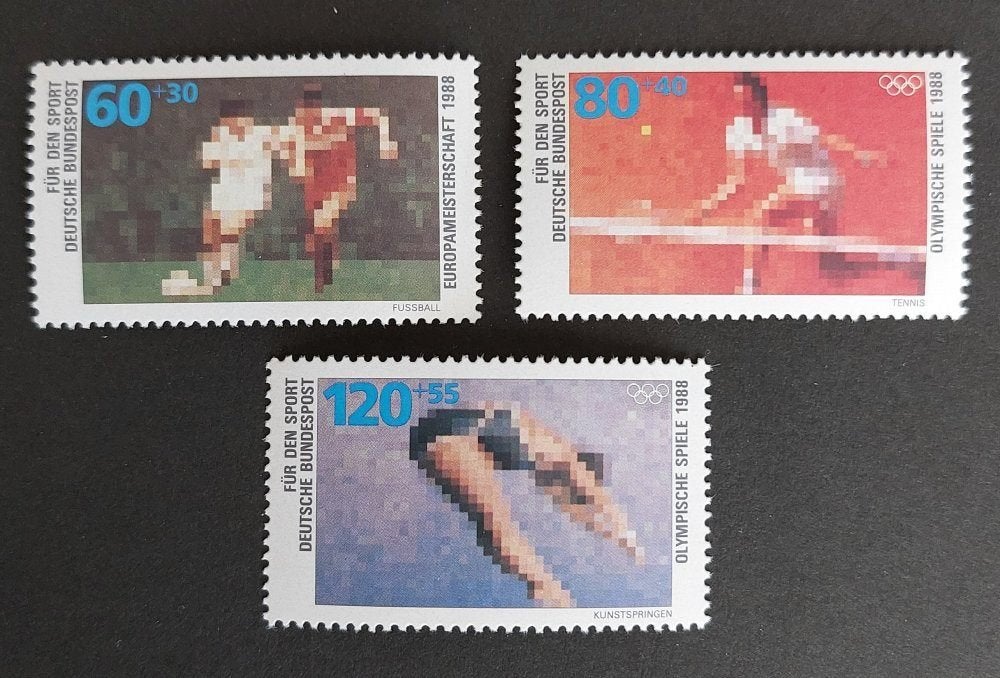 Michel 1353-1355 BRD postfris 1988, Verzenden, BRD, Postfris