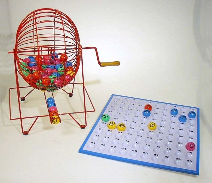bingomolen bingo verhuur spel BINGO grote bingo molen XL, Ophalen, Zo goed als nieuw, Overige