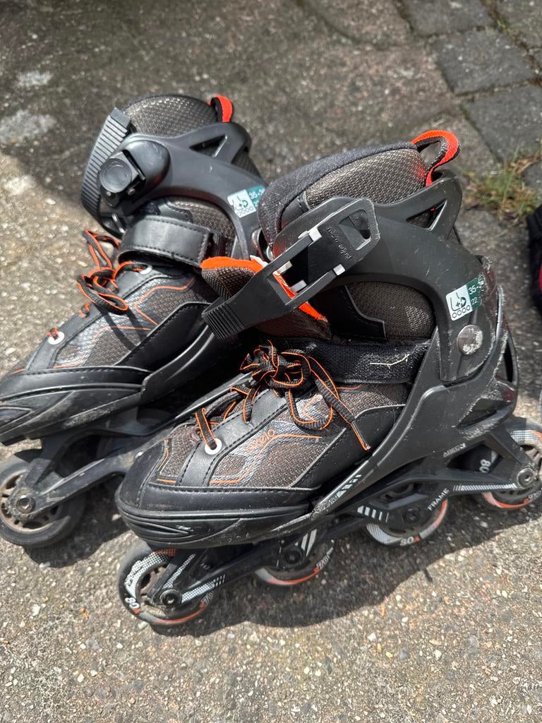 Decathlon Skeelers Maat 35-38 Verstelbaar met Bescherming, Sport en Fitness, Skeelers, Overige merken, Kinderen, Ophalen of Verzenden