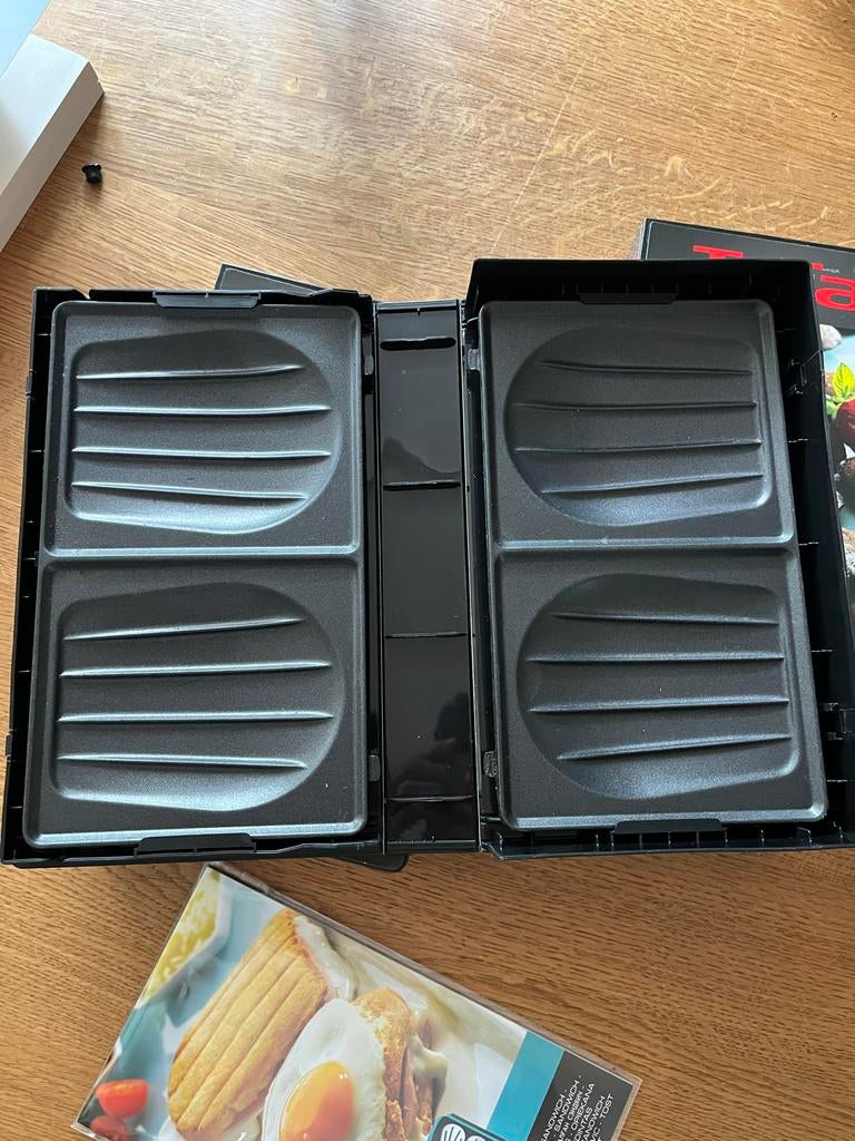 Tefal Snack Collection met 3 platen: tosti, wafel, poffertje, Ophalen of Verzenden, Zo goed als nieuw