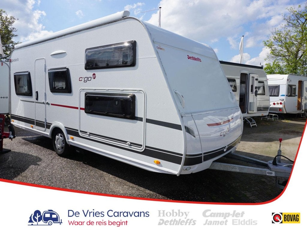 Dethleffs C'Go UP 525 KR airco,mover,thule,atc, Schokbreker, Rondzit, Bedrijf, Meer dan 6