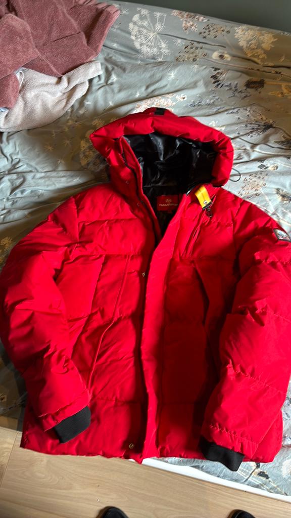 Parajumper, Ophalen of Verzenden, Zo goed als nieuw, Maat 52/54 (L), Rood