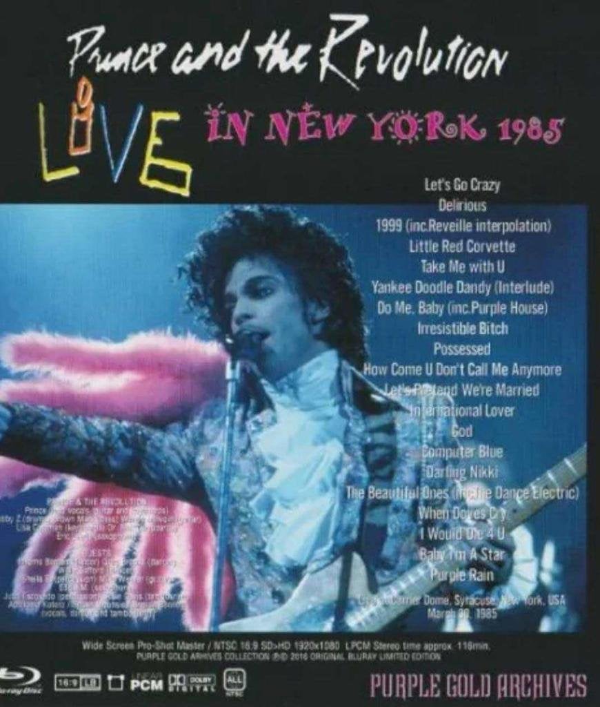 Prince & The Revolution - Live In New York 1985 (BLU-RAY), Nieuw in verpakking, Album, Promo, Verzenden