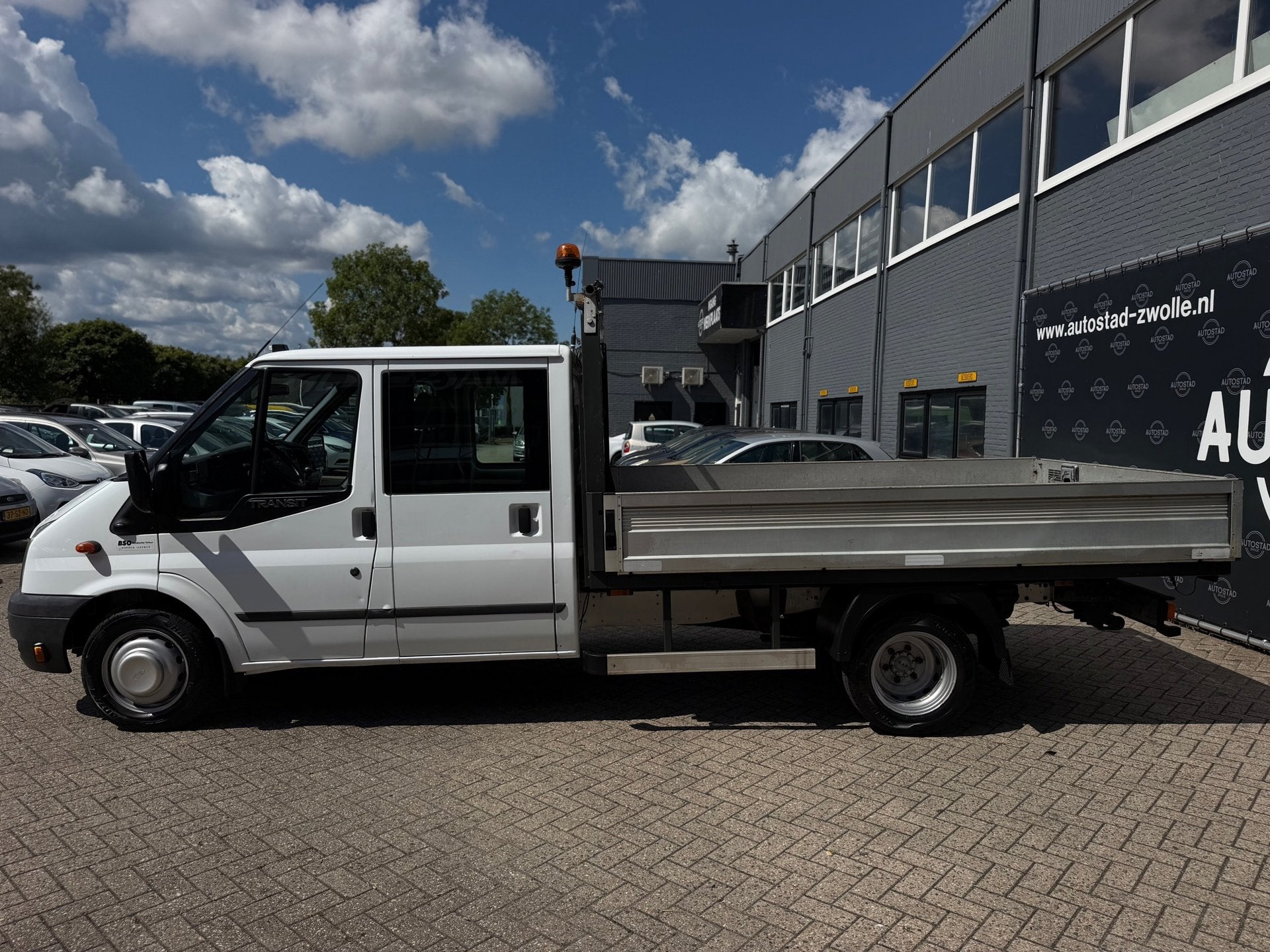 Ford Transit 350L 2.2 TDCI Ambiente EF DC Euro 5 / Pick-up /, Auto's, Euro 5, Wit, Origineel Nederlands, Bedrijf