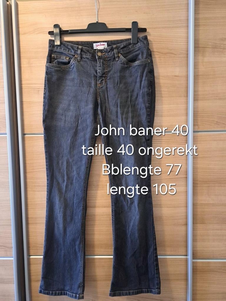 John Baner Jeans Maat 40 -, John baner, Blauw, Ophalen of Verzenden, Zo goed als nieuw
