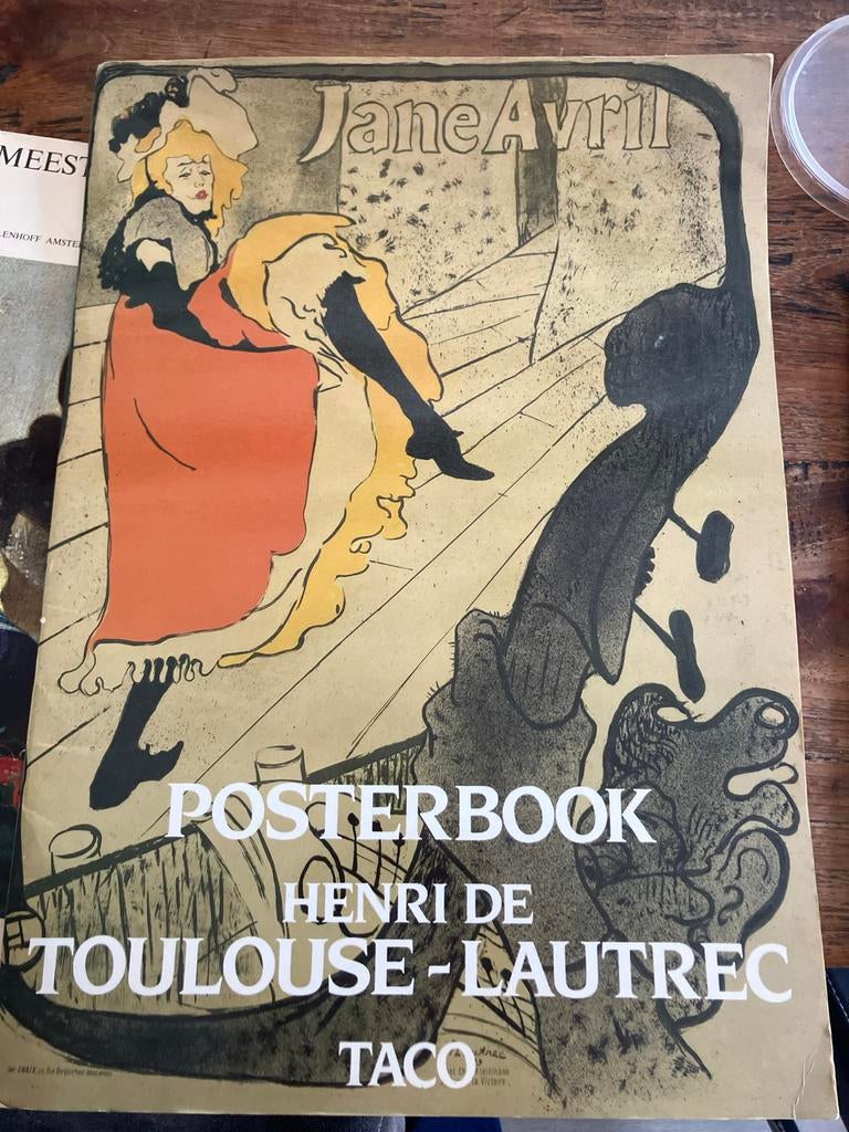 Posterboek Henri de Toulouse-Lautrec met 6 posters, Ophalen, A1 t/m A3, Overige onderwerpen, Rechthoekig Staand