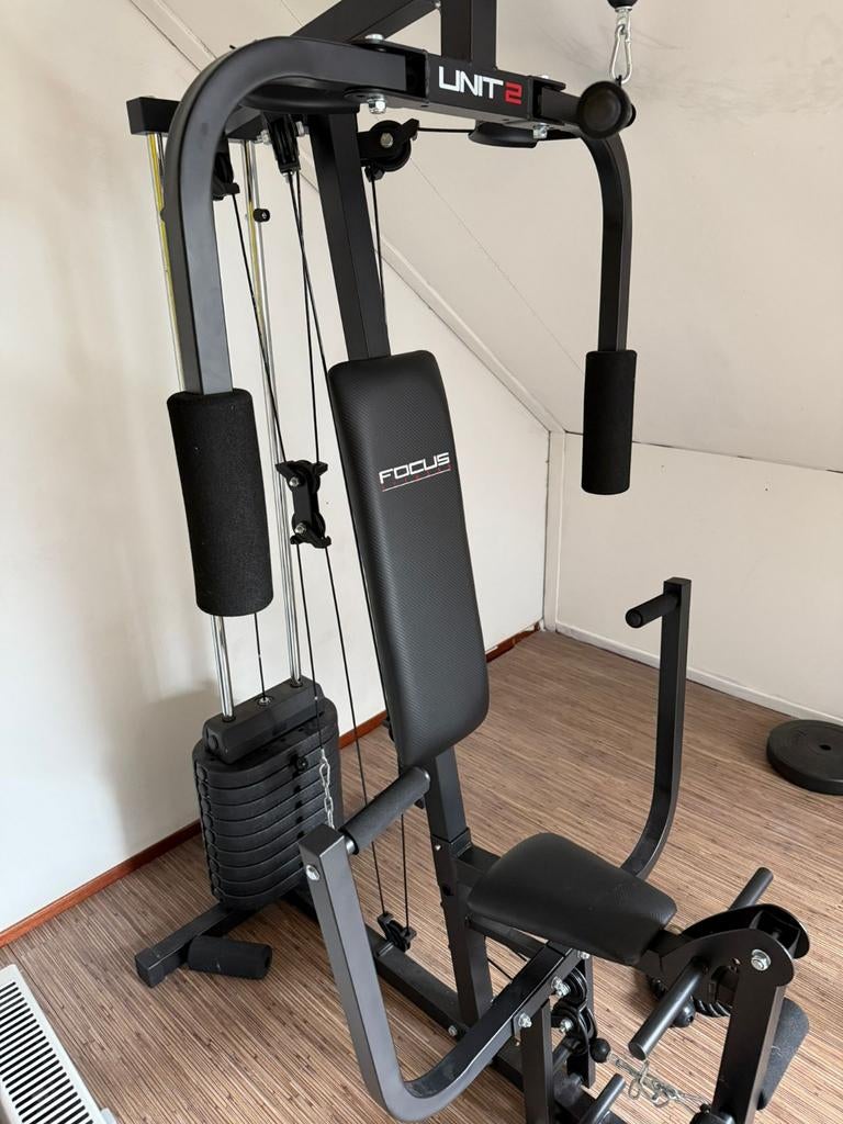 Focus Unit 2 Krachtstation - Zo goed als nieuw, Sport en Fitness, Fitnessapparatuur, Ophalen