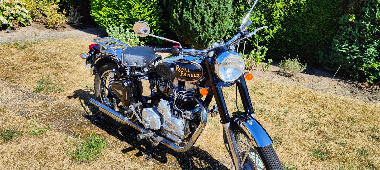 Royal Enfield Bullet 500 - 5 bak links geschakeld, Gebruikt, Particulier, Toermotor, Minimaal motorrijbewijs A2