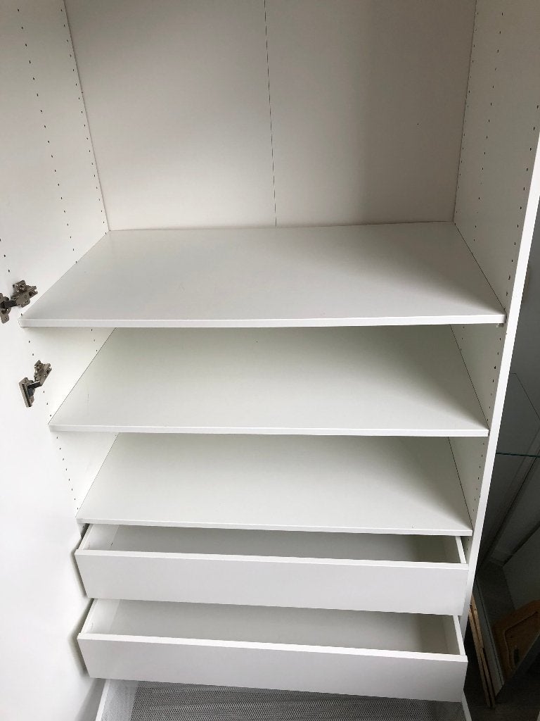 IKEA PAX kledingkast 236 cm hoog incl. draagmand, Ophalen, Gebruikt, 200 cm of meer, 50 tot 75 cm