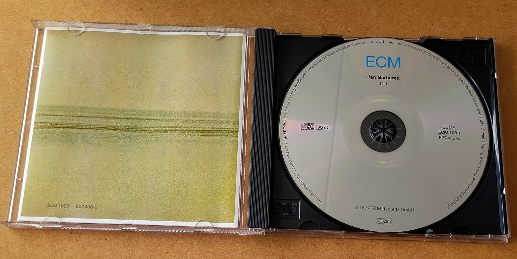 Jan Garbarek - Dis CD 1977/199? ECM, Ophalen of Verzenden, Zo goed als nieuw, Jazz