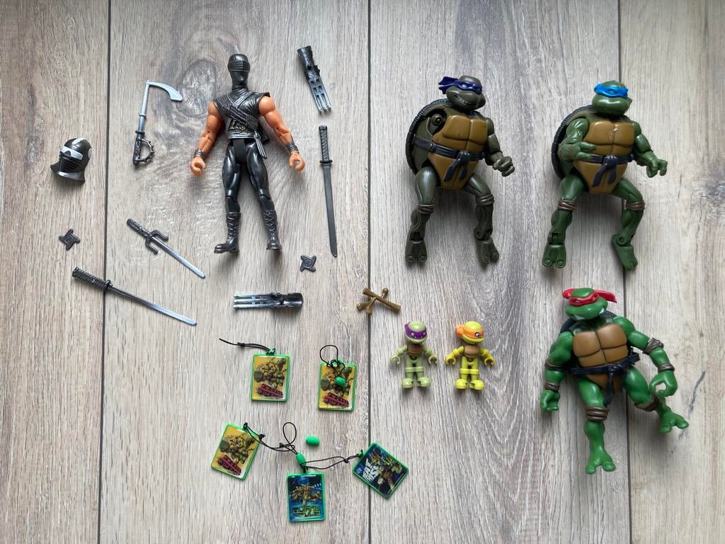 Ninja turtles figuren, Verzenden, Gebruikt