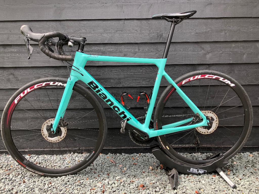 BIANCHI RACEFIETS MAAT 57, Fietsen en Brommers, Fietsen | Racefietsen, 28 inch, Carbon, Heren, Zo goed als nieuw