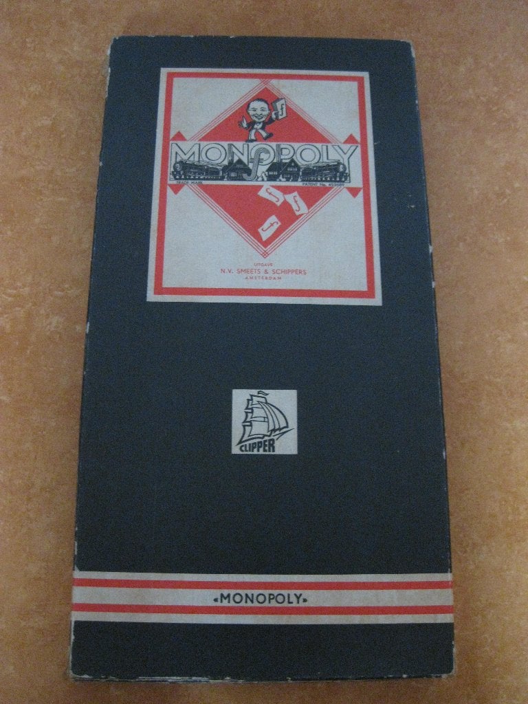 vintage monopoly bordspel, Hobby en Vrije tijd, Gezelschapsspellen | Bordspellen, Vijf spelers of meer, Ophalen of Verzenden, Gebruikt
