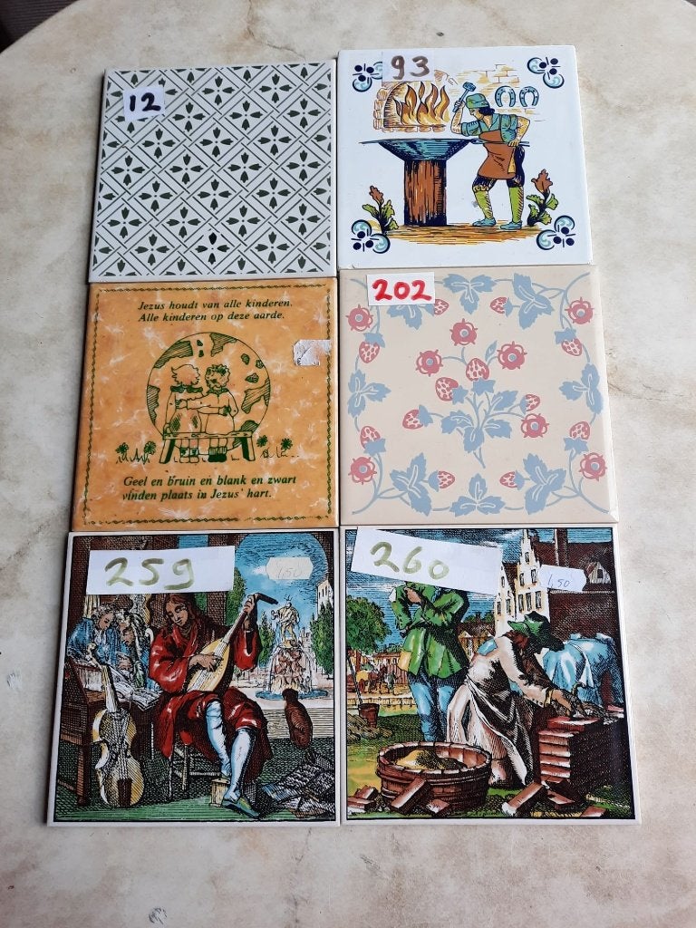Mozaïek tegels, diverse kleuren en motieven., Ophalen of Verzenden, Nieuw, Knutselwerk
