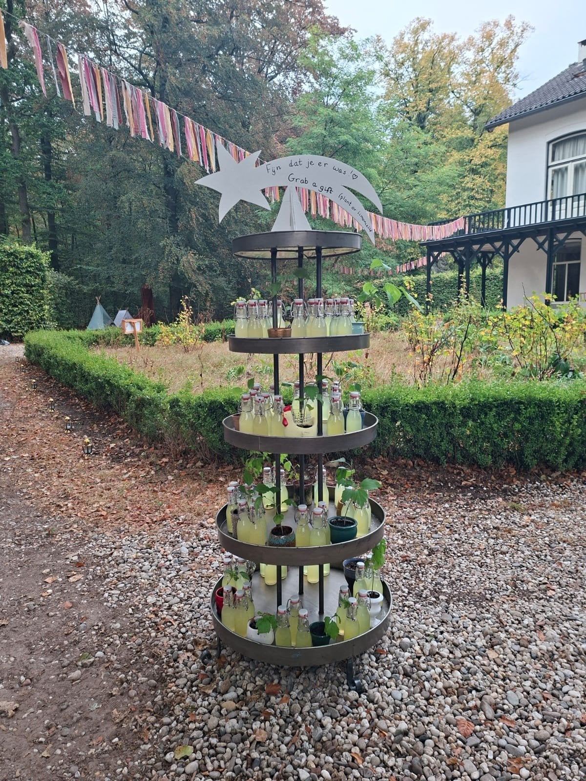 XL etagère stellage Countryfield huis of bruiloft decoratie, Ophalen, Gebruikt, Rek/stellage, Metaal