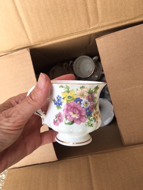 Antiek porselein Royal Albert/ Balmoral Castle/ Bone, Ophalen