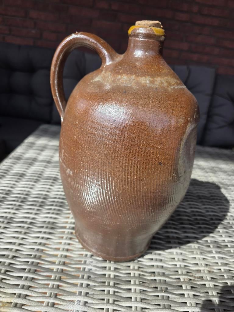 Antieke aardewerk kruik, Ophalen of Verzenden
