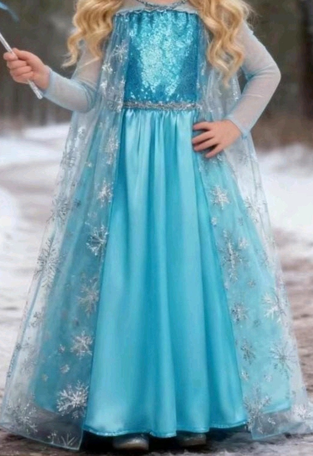 Frozen Elsa jurk maat 92 NIEUW, Ophalen of Verzenden, Nieuw, 104 of kleiner, Meisje