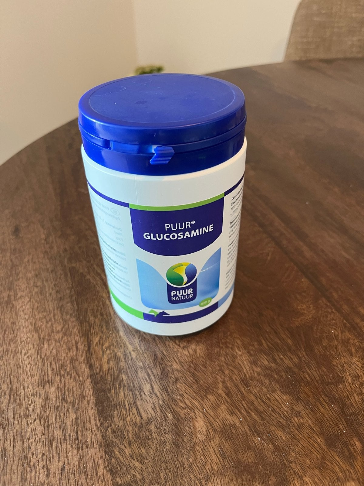 Puur Glucosamine 600 gram - Nieuw en geseald, Dieren en Toebehoren, Ophalen of Verzenden, Hond