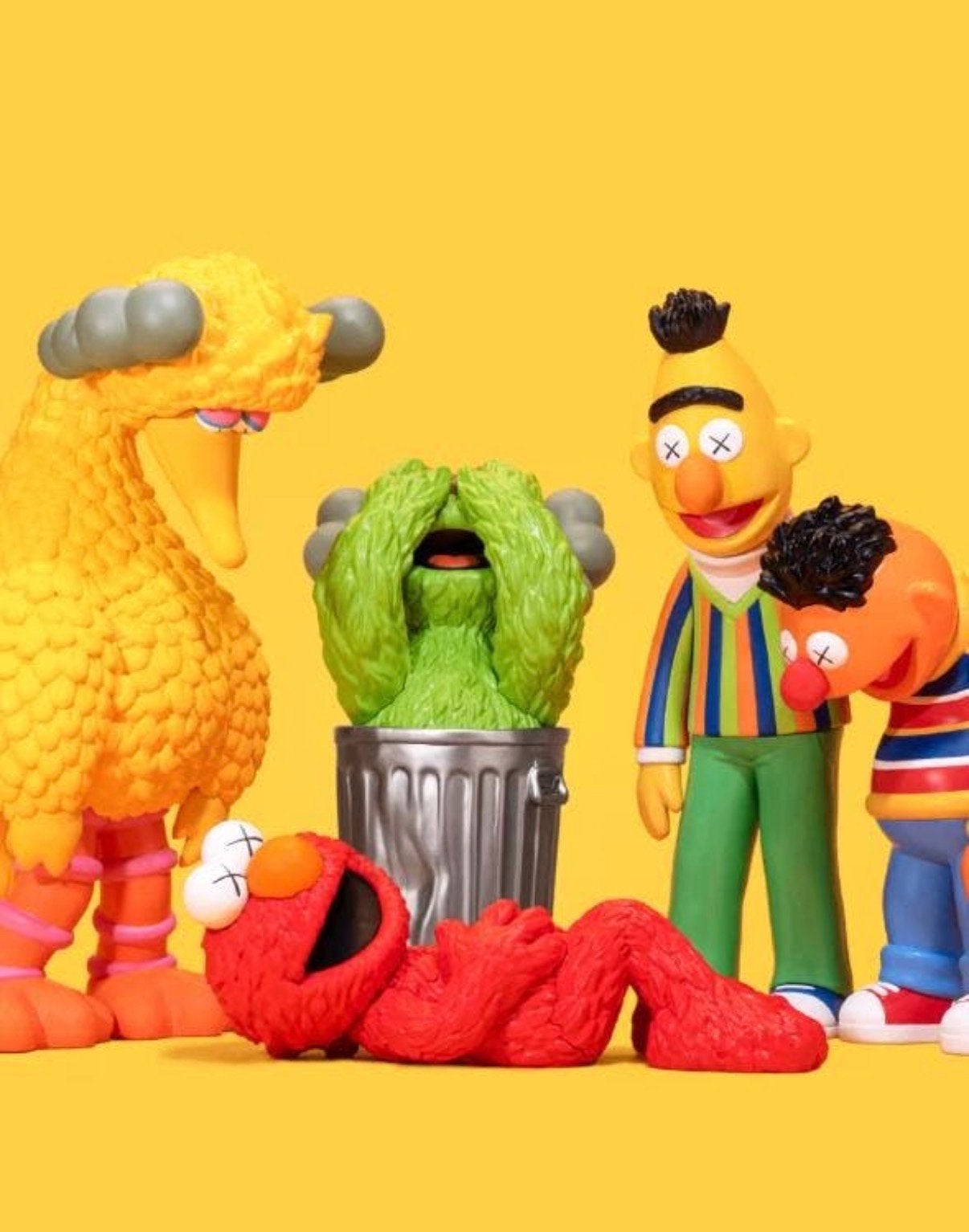 KAWS x Sesame Street Vinyl Figure Set (Limited Edition), Ophalen of Verzenden, Nieuw