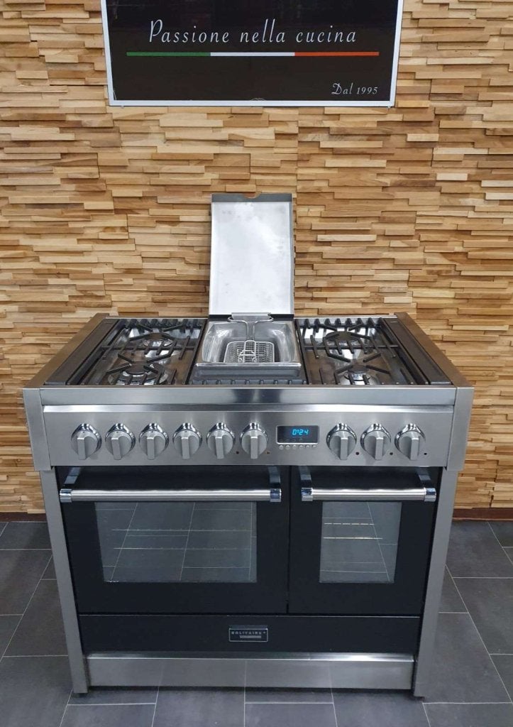 Luxe Solitaire Professional Fornuis 100cm rvs friteuse, Niet ingevuld, 60 cm of meer, Niet ingevuld, Ophalen of Verzenden