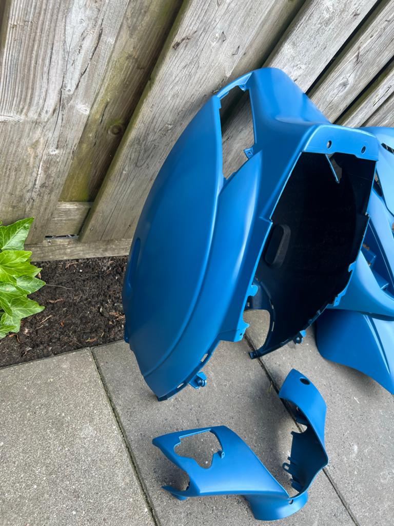 Zip SP Kappen Set - Blauw, Fietsen en Brommers, Brommeronderdelen | Scooters, Gebruikt, Piaggio, Kap, Ophalen of Verzenden