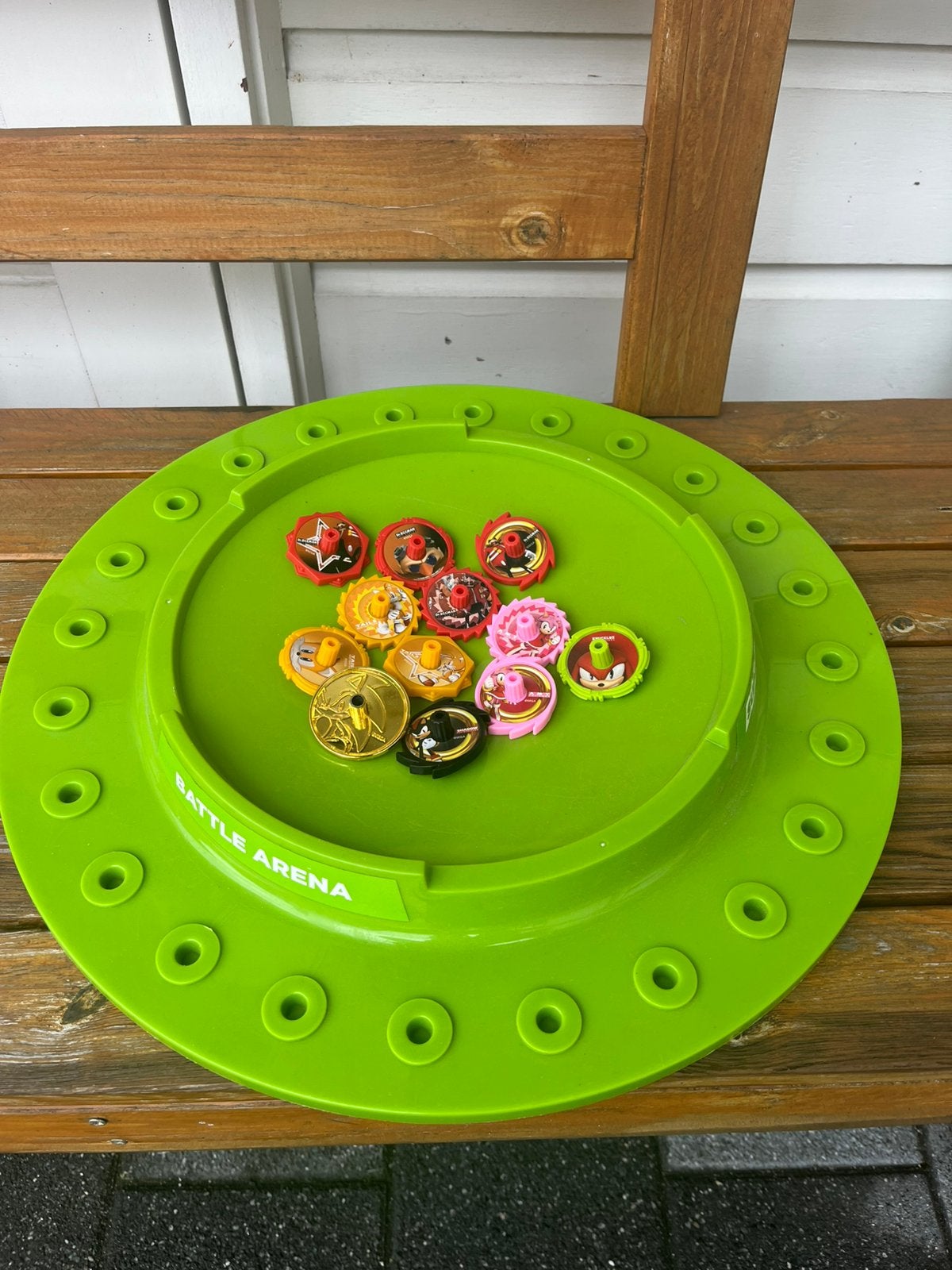 Sonic super spinners tollen limited edition + battle arena, Ophalen of Verzenden
