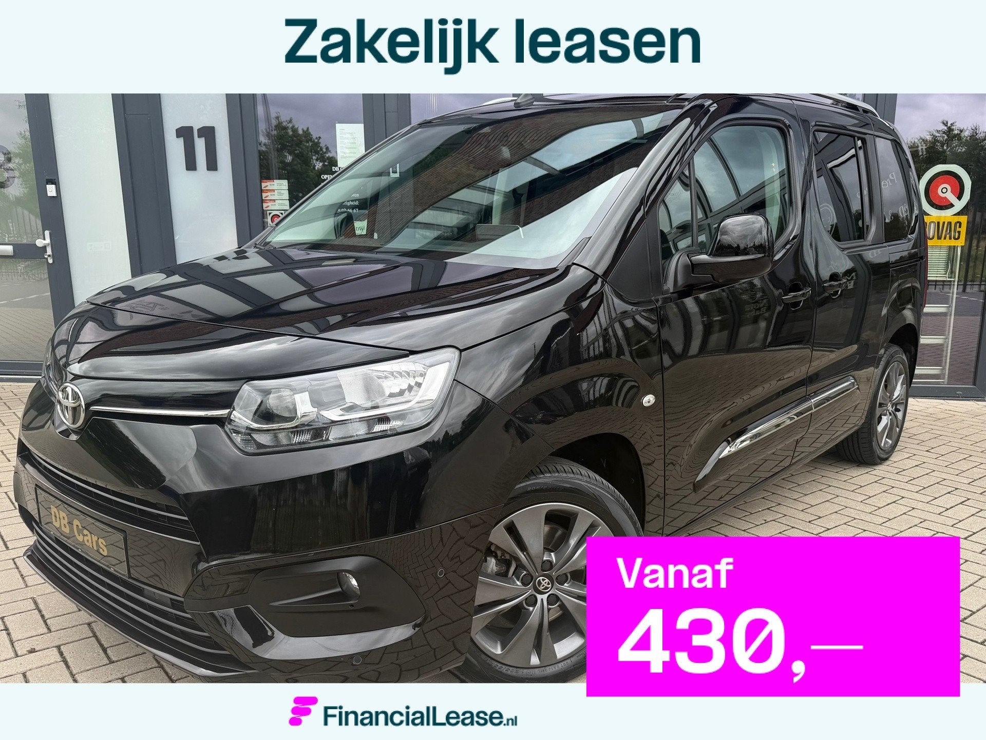 Citroen Berlingo /Toyota Proace city versoautomaat,pano,Came, 15 km/l, Gebruikt, Zwart, 1199 cc