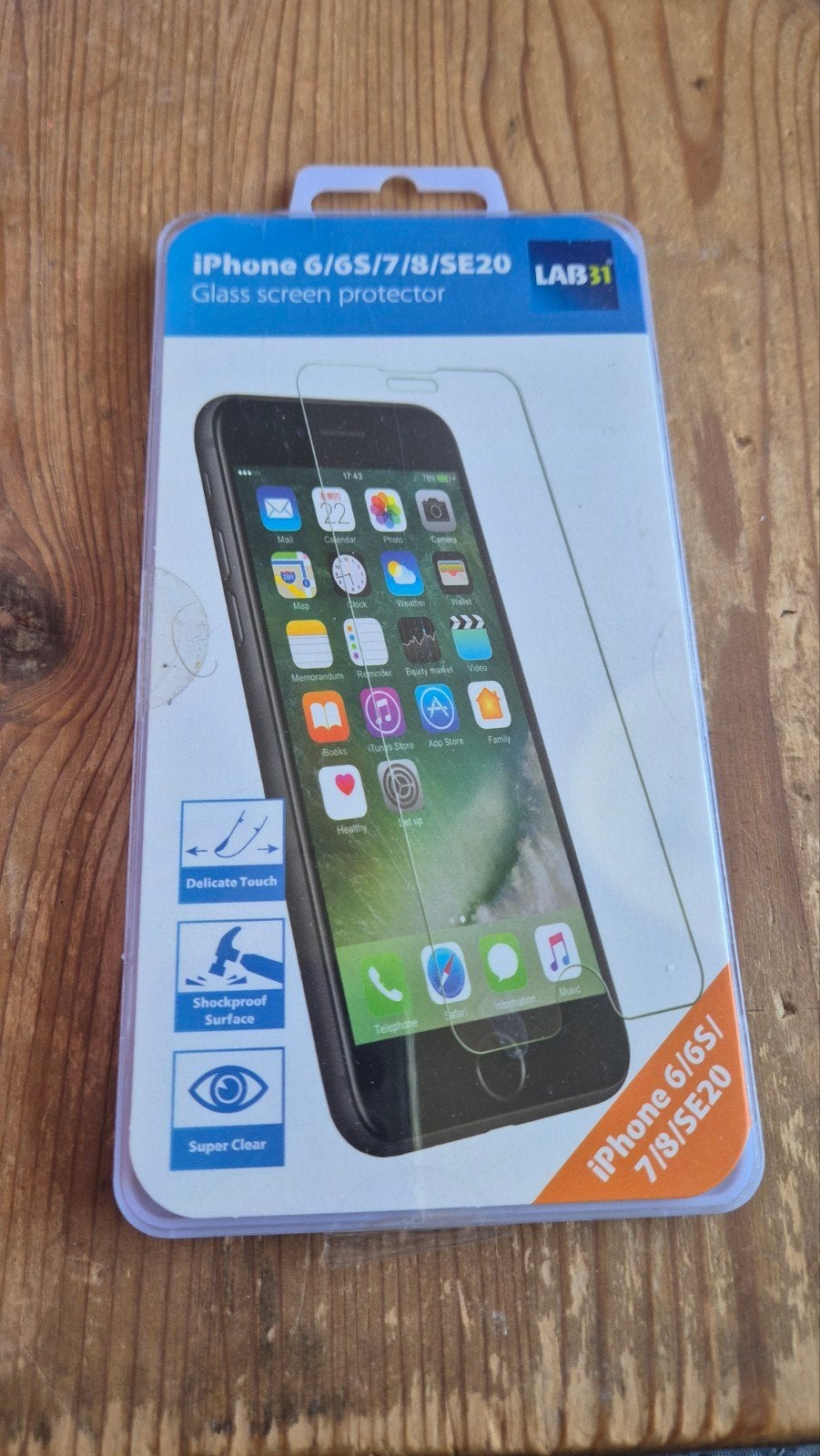 LAB31 Glazen Screenprotector voor iPhone 6/6S/7/8/SE20, Telecommunicatie, Mobiele telefoons | Hoesjes en Frontjes | Apple iPhone