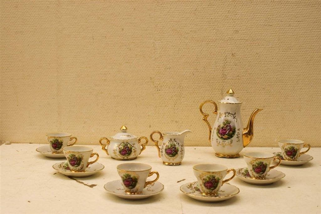 17 delig Versailles porseleinen theeservies 45403
