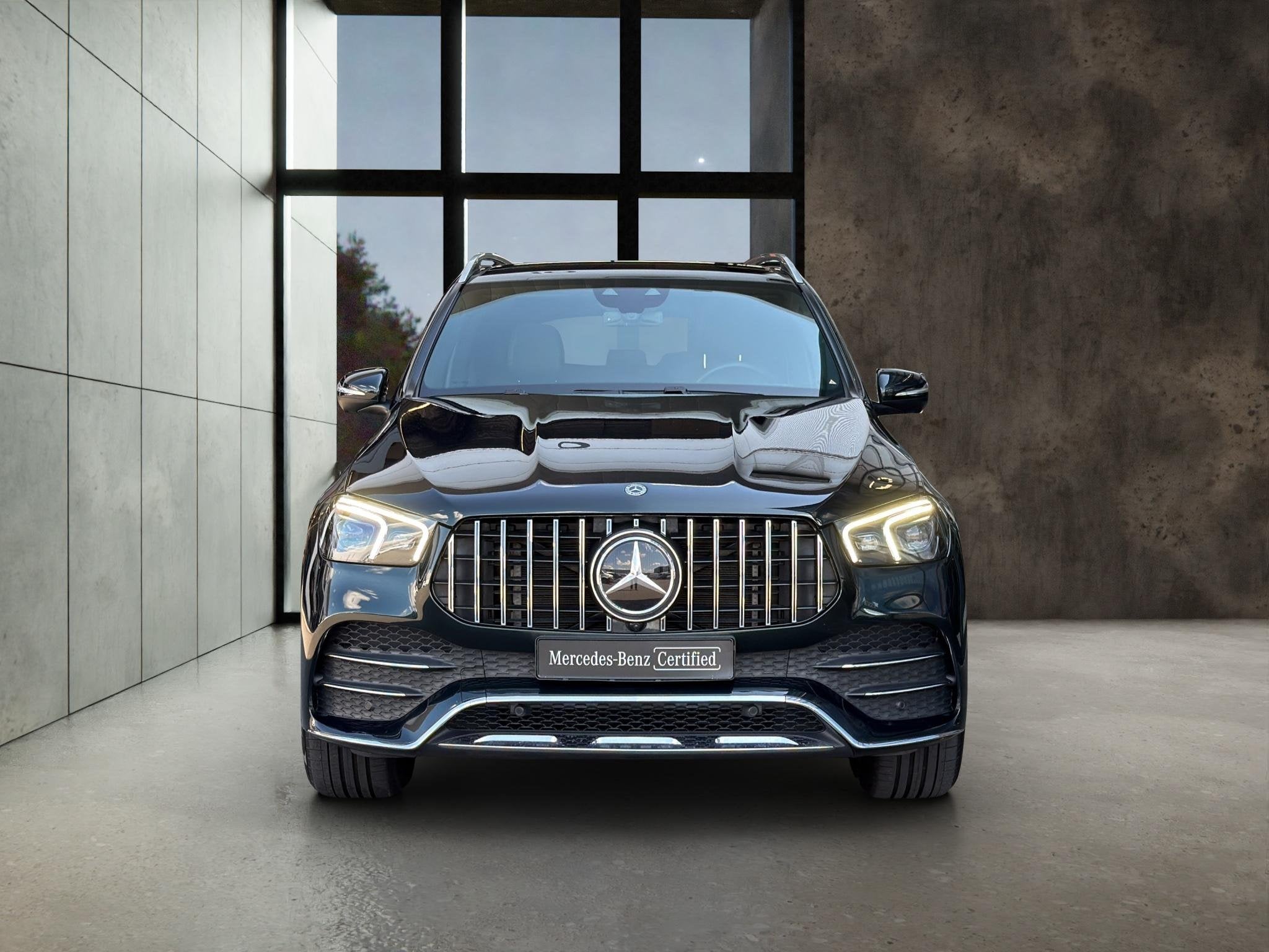 Mercedes-Benz GLE 450 4-Matic Premium AMG Line 7p | Distroni, Automaat, 12 maanden, Gebruikt, 138 €/maand