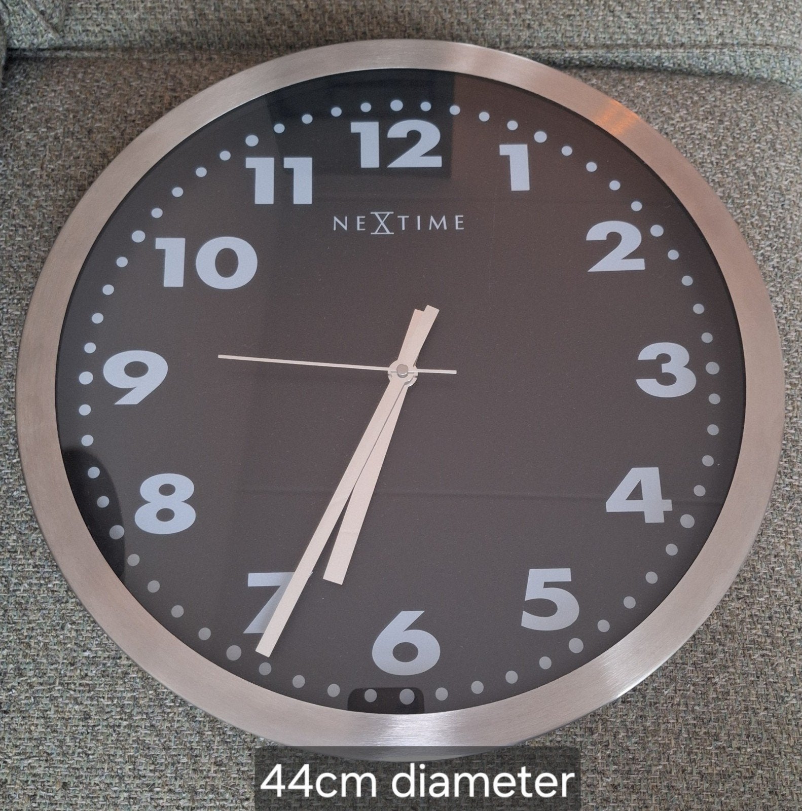 Mooie klok Nextime, Ophalen, Zo goed als nieuw, Wandklok