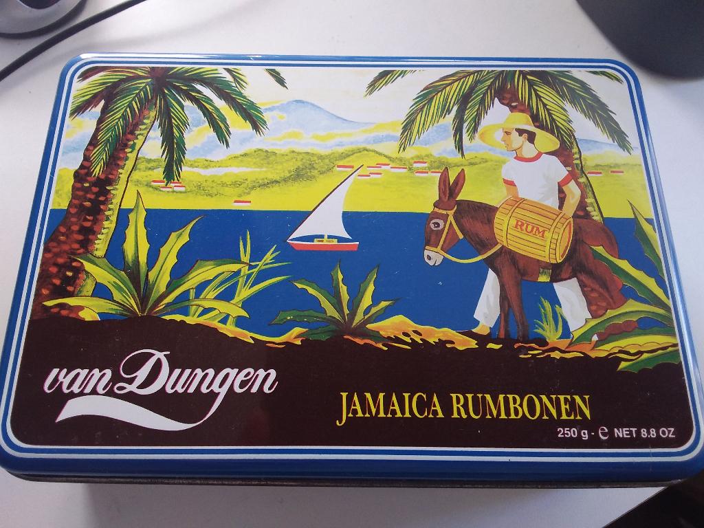 blik Van Dungen Jamaica Rumbonen, Verzamelen, Ophalen, Gebruikt, Overige