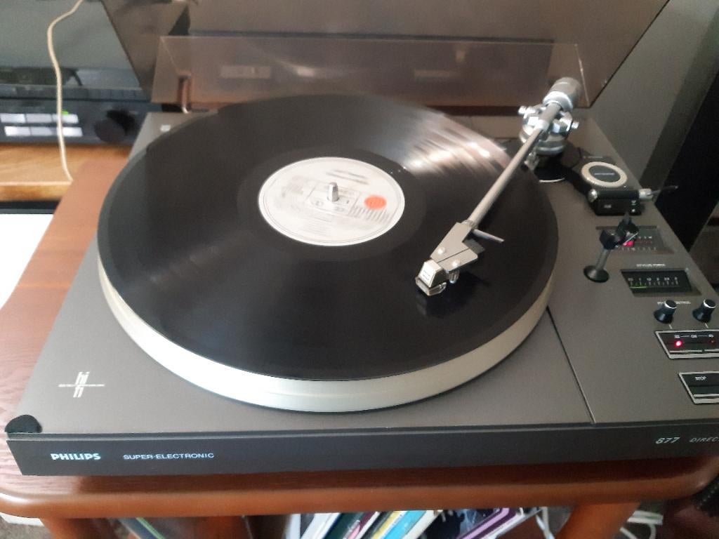 Philips 877 Direct control.platenspeler, Ophalen, Philips, Gebruikt, Pitch-regelaar