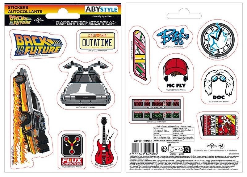 Back to the Future stickers, Ophalen of Verzenden, Nieuw, Film, Tv of Omroep