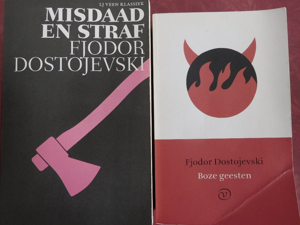 Dostojevski  Misdaad en straf  Boze geesten, Boeken, Literatuur, Ophalen of Verzenden, Gelezen