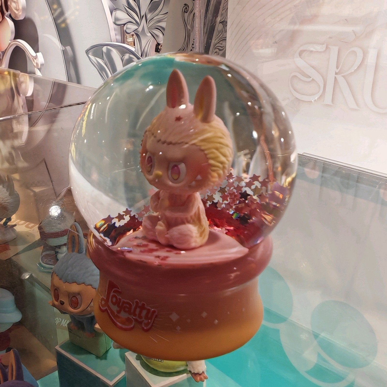 100% Origineel Labubu Big Into Energy Glitterbol + LED lamp, Ophalen of Verzenden, Nieuw