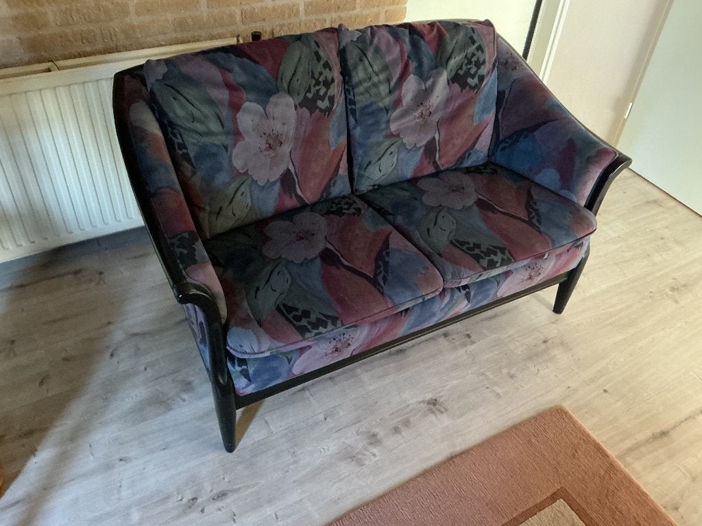 Compact 2 zits bankje, Huis en Inrichting, Banken | Sofa's en Chaises Longues, Ophalen, Tweepersoons, 75 tot 100 cm, Zo goed als nieuw