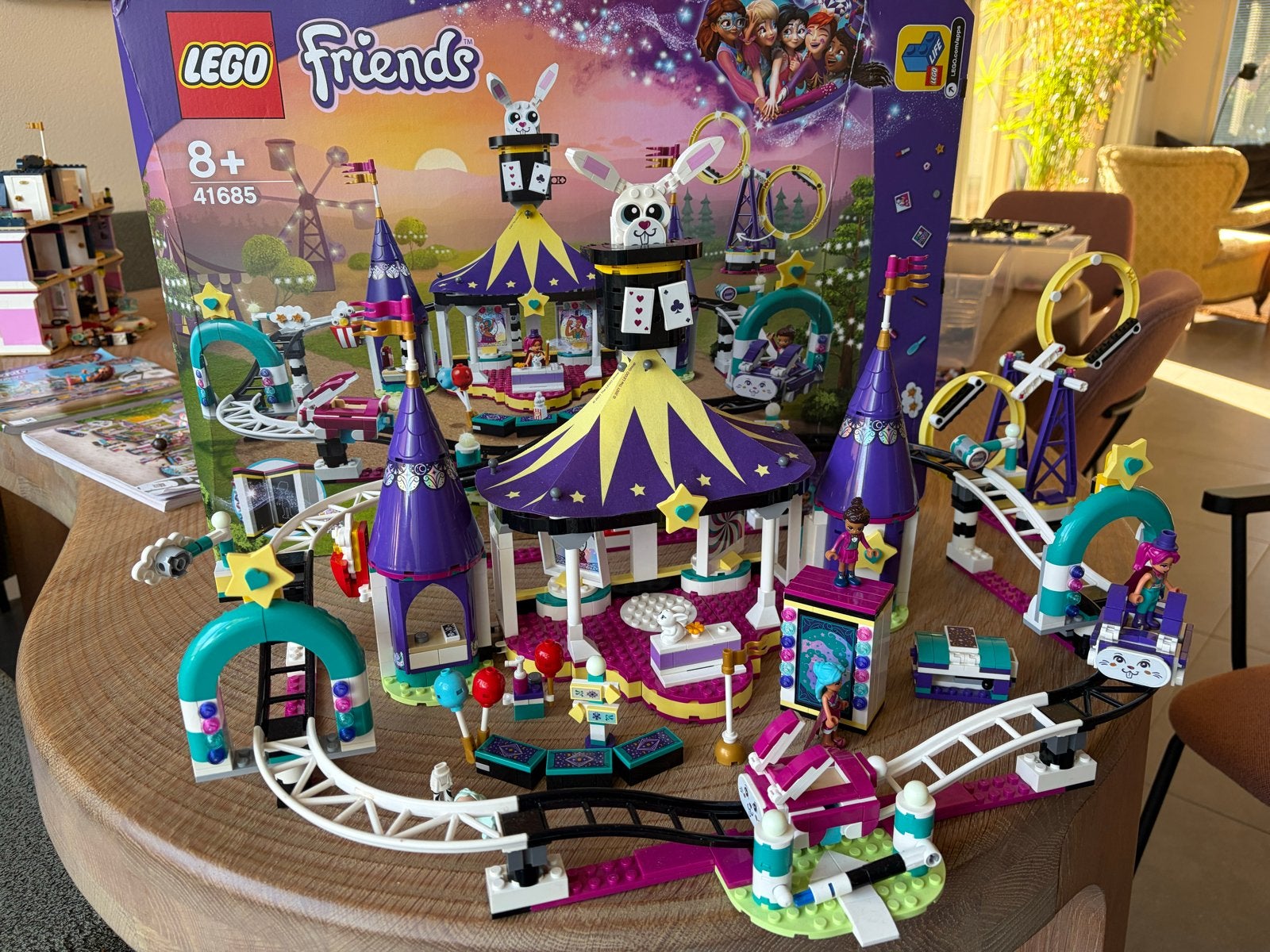 LEGO Friends Magische Kermis Achtbaan 41685, Ophalen of Verzenden, Zo goed als nieuw