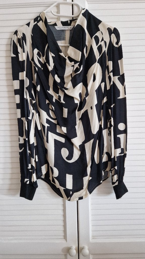 Blouse Summum maat 36, Kleding | Dames, Ophalen, Summum Woman, Zwart, Zo goed als nieuw