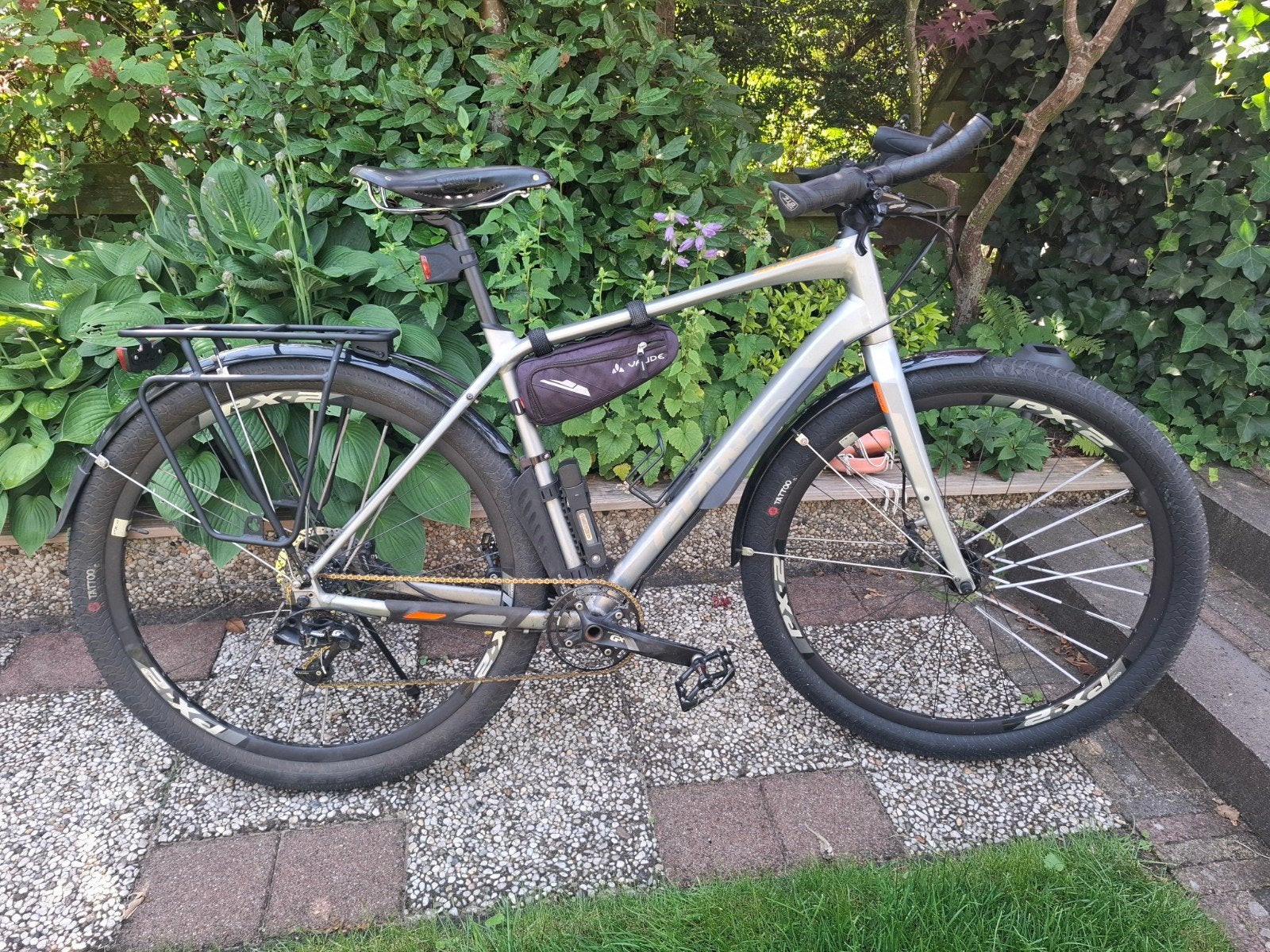 Giant ToughRoad (Maat L) – Unieke Custom Bikepacking / Commu, Ophalen, 10 tot 15 versnellingen, Giant, Schijfrem