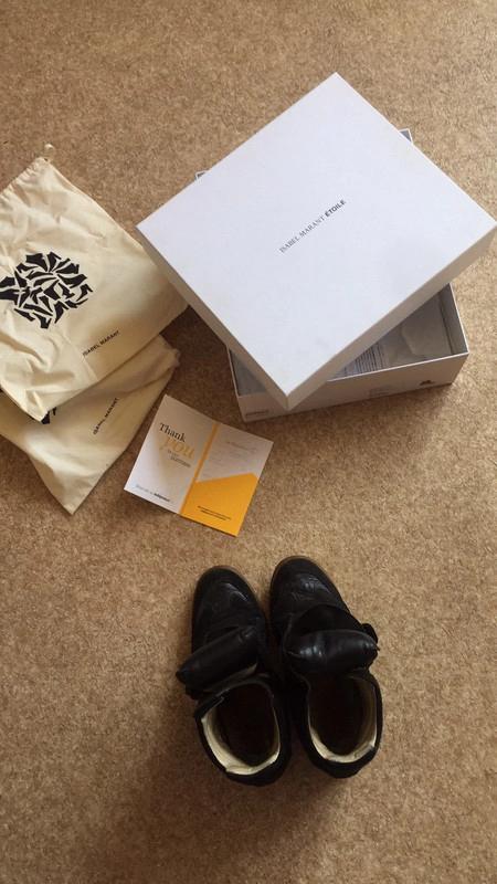 Originele Isabel Marant Etoile maat 39, Ophalen, Zwart, Sneakers of Gympen, Gedragen