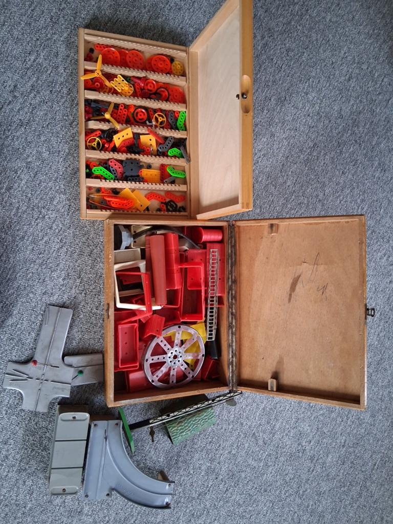 Partij meccano achtig onderdelen pakket., Ophalen of Verzenden