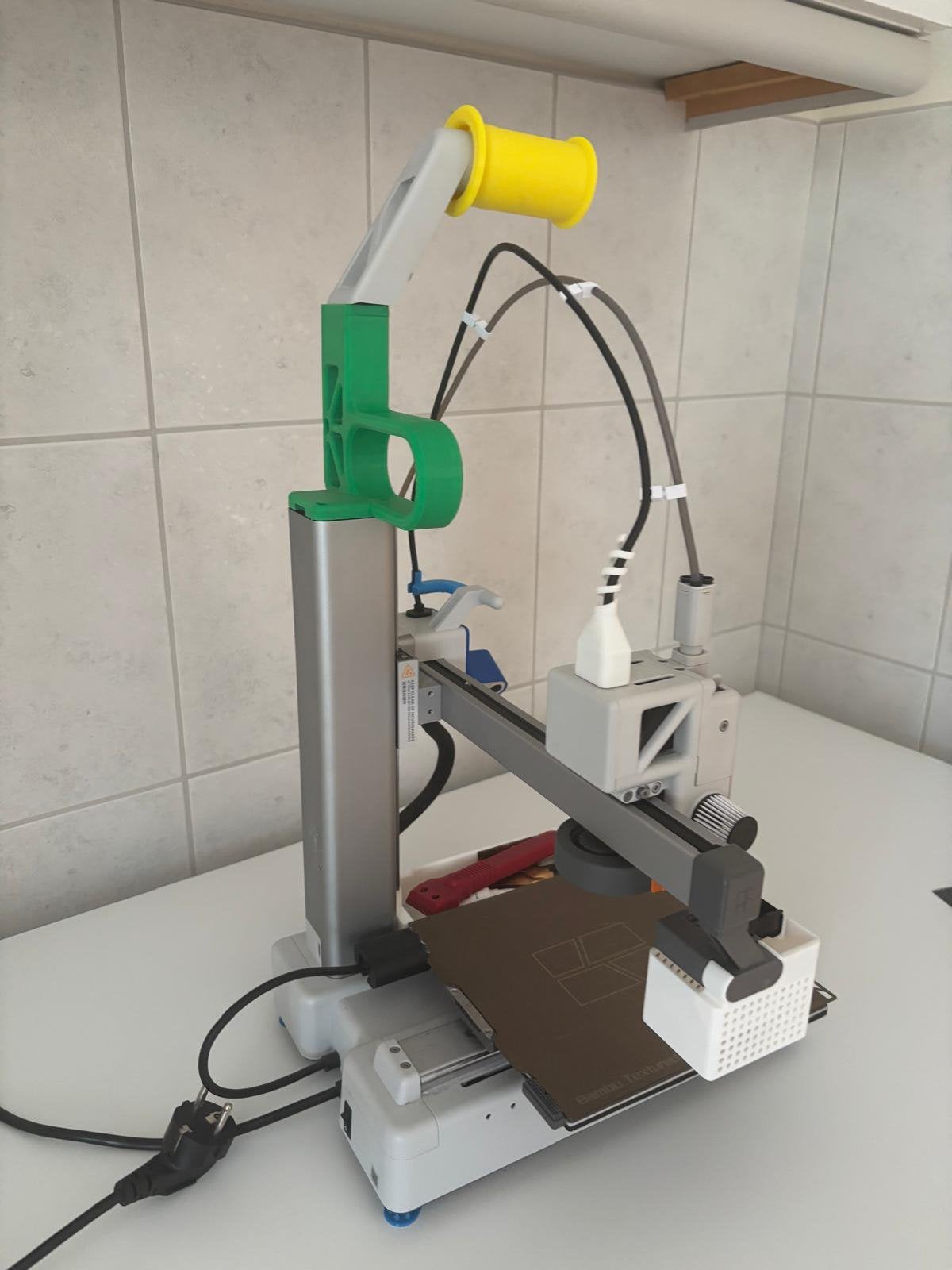 Bambu lab A1 mini+coolplate supertack+3d geprinte accessoire, Computers en Software, 3D Printers, Ophalen, Ingebouwde Wi-Fi, Zo goed als nieuw
