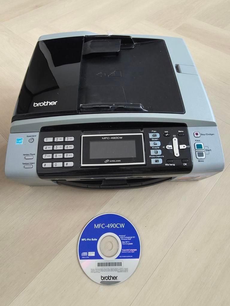 Brother MFC-490CW All-in-One Printer met Wi-Fi, Computers en Software, Printers, Gebruikt, Inkjetprinter, All-in-one, Draadloos