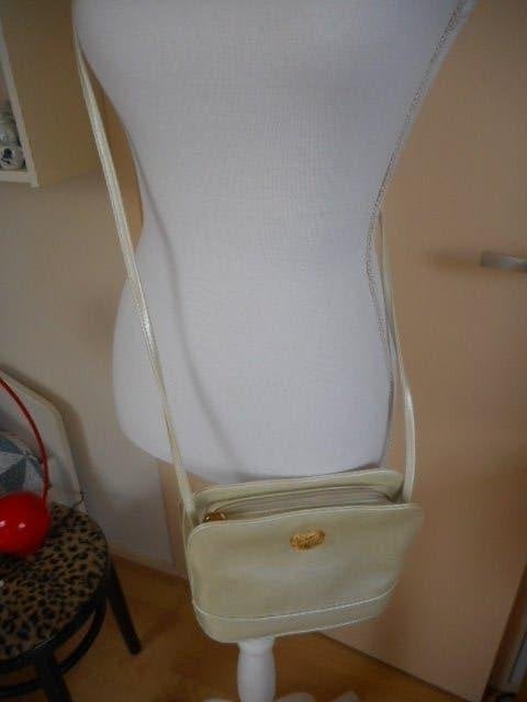 Tas van Jane Shilton, Japelle, vintage, Ophalen of Verzenden, Gebruikt, Beige, Schoudertasje
