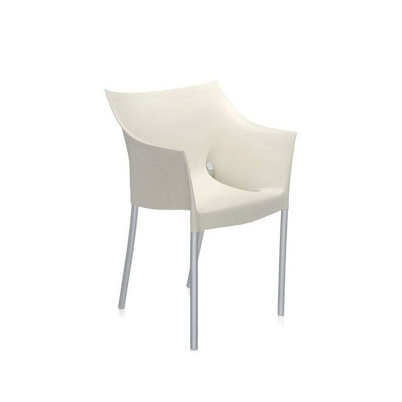 10x Dr No Kartell Starck Italiaans design kuipstoel wit, Tuin en Terras, Ophalen of Verzenden, Zo goed als nieuw, Kunststof, Stapelbaar
