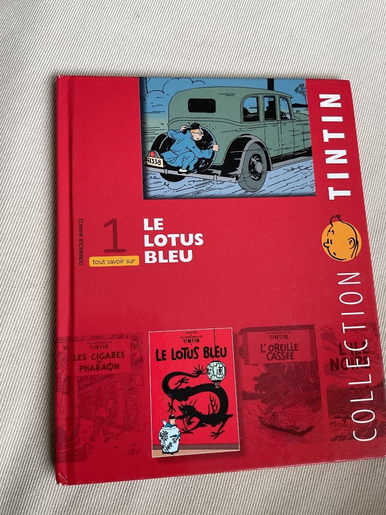 Le Lotus Bleu - Tout Savoir Sur - Collection Tintin, Eén stripboek, Ophalen of Verzenden, Zo goed als nieuw
