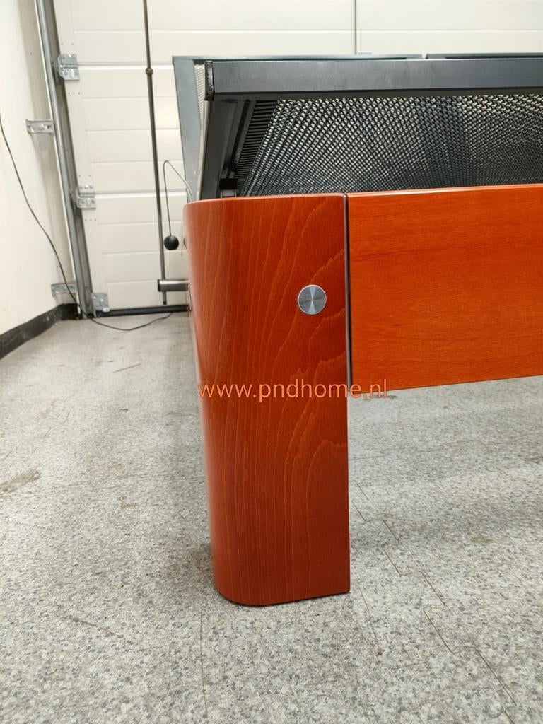Auping Auronde bed 180 x 200 met verstelbare bodems, Verstelbaar, Bruin, Tweepersoons, Ophalen of Verzenden