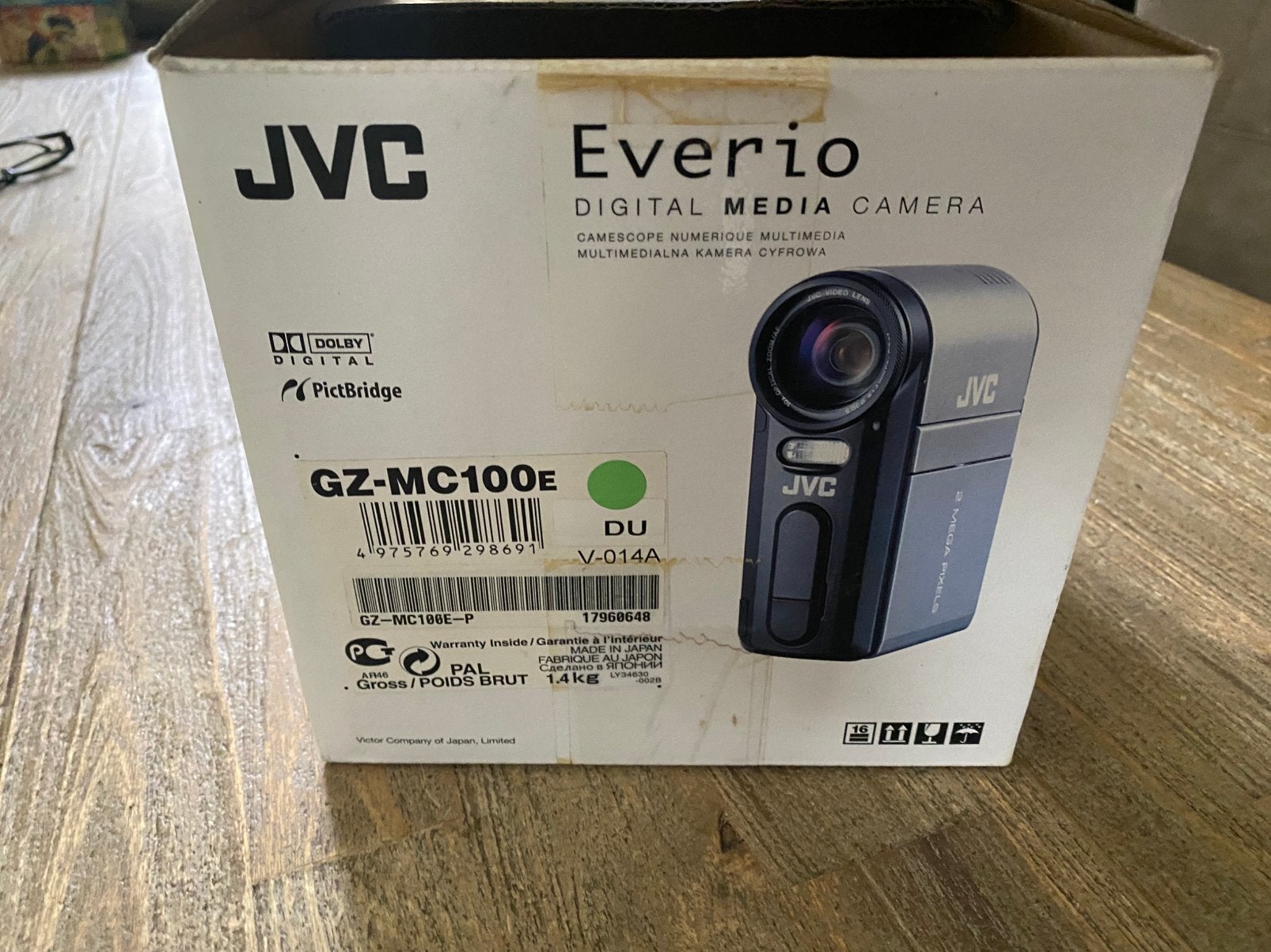 JVC Gz mc100E digitale videocamera met SD en Flash MM, Ophalen of Verzenden, Zo goed als nieuw, JVC, 20x of meer